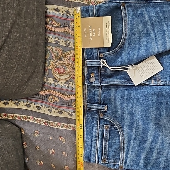 Madewell x BCRF athletic slim authentic flex denim jeans - 30x30 - Picture 6 of 6